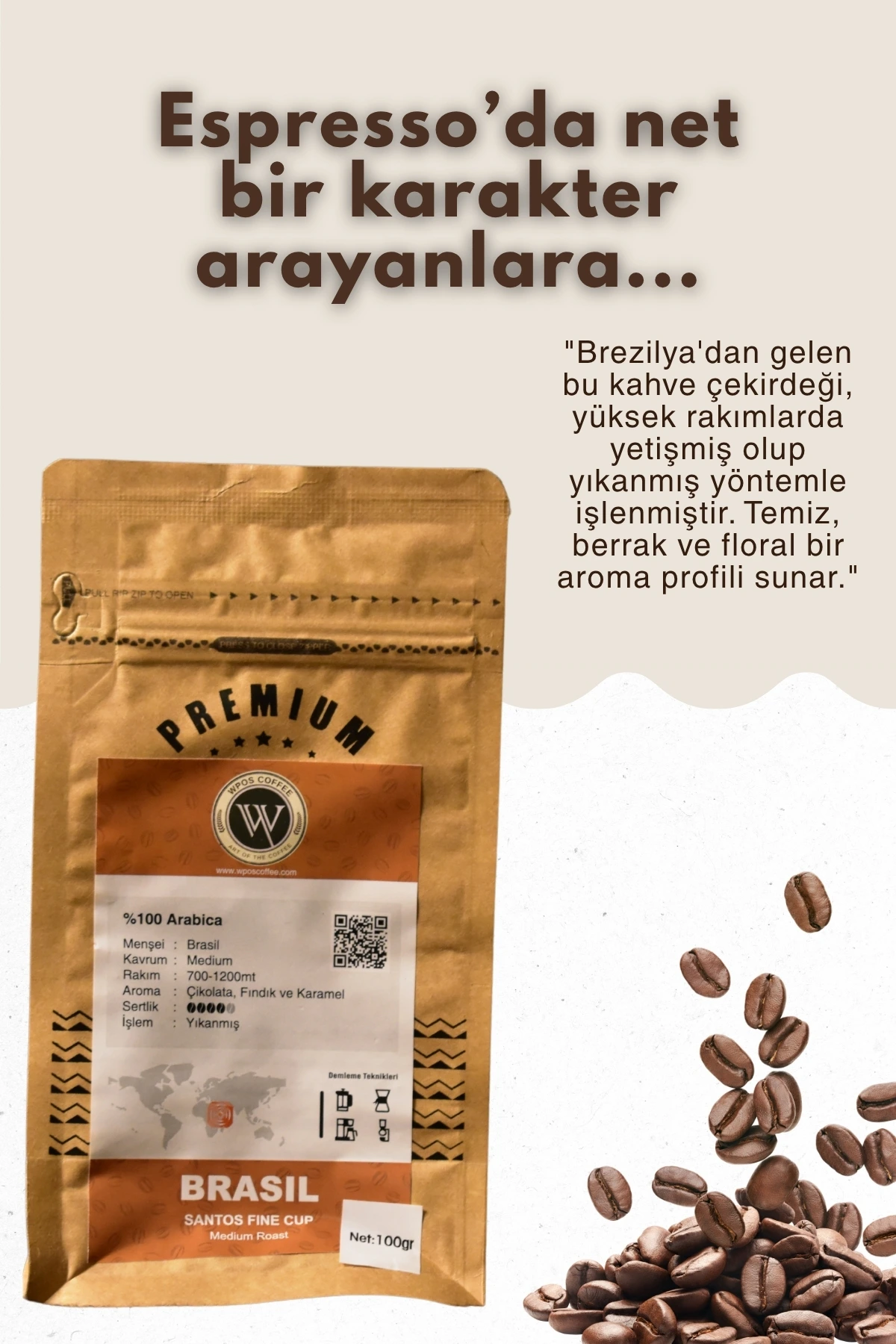 WPOS Coffee – Brasil Santos Fine Cup